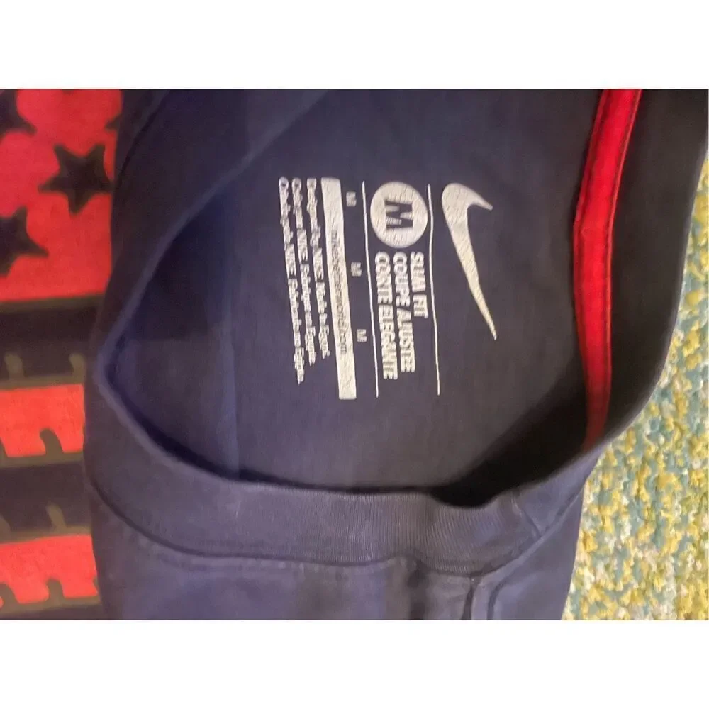 Nike U.S Soccer Flag Med Graphic Slim Fit Navy
